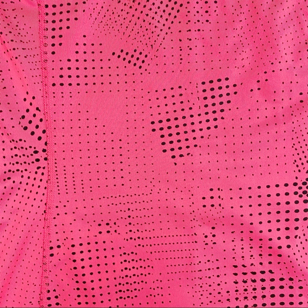 LUCY Pink & Black Dot Racerback Workout Tank XS - Picture 2 of 5